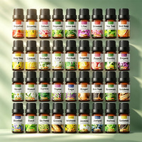 Huile Essentielle Végétale 30 Saveurs Huile Parfumée Naturelle Aromathérapie Diffuseur Massage 100% Pure Extraite au CO2 Tous Types de Peau Corps