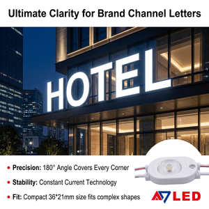 Module LED à injection, puce SMD2835 haute luminosité, spécialement conçu pour les enseignes et les lettres lumineuses publicitaires - Product Image 1
