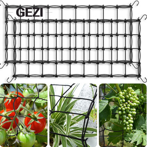 Trellis Lưới <span class=keywords><strong>Net</strong></span> nhựa <span class=keywords><strong>PP</strong></span> đàn hồi nelyon nylon mềm phân hủy sinh học PE nhà máy trellising hỗ trợ leo núi staking dưa chuột - Product Image 2