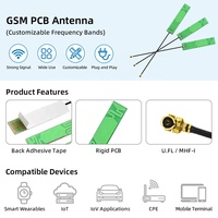 Antenne de passerelle Lora sans fil intégrée au PCB, robuste et personnalisable, fréquence 915 MHz, verticale 12 dBi, pour appareil intelligent de maison connectée alimenté par l'IA