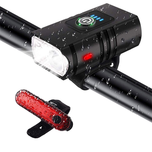 Hot tùy chỉnh USB Sạc xe đạp Ánh Sáng Thiết lập phía trước và trở lại đèn LED không thấm nước đêm đi xe đạp bánh - Product Image 2