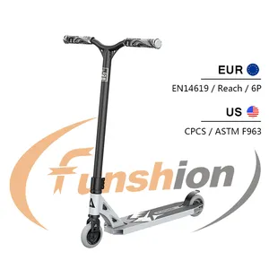 Funshion新设计成人特技滑板车高性价比滑板车给孩子带钢车把