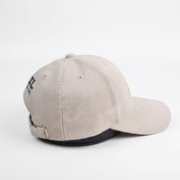 Gorra de Béisbol Deportiva Unisex de Lona a Rayas con Diseño de Bordado de Lazo Triangular Geométrico de 6 Paneles Personalizada al por Mayor para Hombre y Mujer