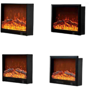 Chimenea Eléctrica de Pared de 1500 mm, Diseño Contemporáneo de Metal con Control Remoto y Calefacción para Sala de Estar - Product Image 2