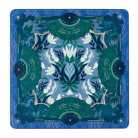 Mesa de Mahjong Americana Plegable y Portátil de Lujo con Tapete de Goma Natural de 33x33 Pulgadas, Envío Rápido