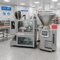 Machine de scellage à haute vitesse pour l'industrie agroalimentaire, à double clipserie, pour saucisses, 3000m, 380V