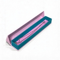 Scatola per Gioielli Magnetica Premium Personalizzata, Ecologica, Fatta a Mano, con Coperchio Angolato, Design Flip-Top, Fodera in Spugna Bianca, Portatile e Riutilizzabile