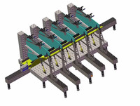 Nouvelle table de soudage 3D professionnelle YAHANDA, robuste, modulaire, avec fixation, banc de travail de précision en acier D28, fabrication industrielle
