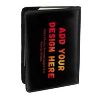 Porte-passeport personnalisé sur commande - 6,5 pouces en cuir PU