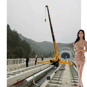 CE รถเครนตีนตะขาบแมงมุมขนาดเล็ก8T, เครนยกม่านแก้ว - Product Image 6