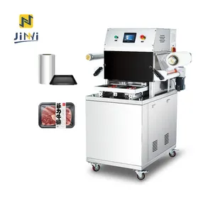 Jinyi dq330vsl máquina de embalagem a vácuo, pele autometica, pacote de filme, máquina plana do mapa do cartão