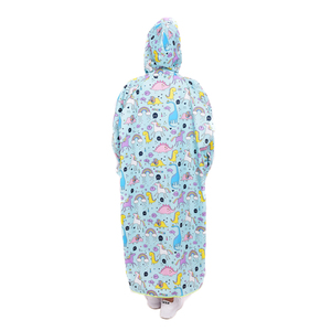 Fashion Polyester Women Raincoat Thickened Waterproof <strong>Rain</strong> <strong>Coat</strong> Women <strong>Black</strong> Camping Waterproof Rainwear - Product Image 2