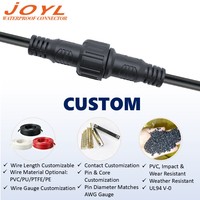 Connecteur de faisceau de câblage électrique en PVC JOYL à longueur personnalisée M19, 250V 10A IP66, pour pompe à eau industrielle solaire