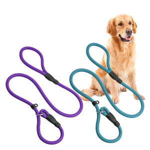 Großhandel Hochwertige <span class=keywords><strong>Nylon</strong></span> Traktion sseil Verschleiß feste Slip Lead Training Hunde leine Personal isierte Komfortable Outdoor-Print - Product Image 2
