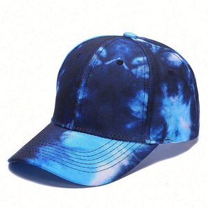Gorra de Béisbol de Mezclilla Estilo Hip-Hop de Verano con Bordado 3D y Cierre de Hebilla Metálica, Diseño Tie-Dye para Uso Unisex al Aire Libre - Product Image 2