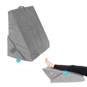 Almohada triangular de espuma viscoelástica Du Babo para mujeres embarazadas y cojín de soporte lumbar para personas mayores con uso como cabecera - Product Image 5