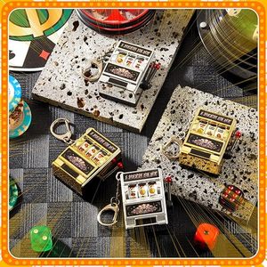 Mini-porte-clés pendentif machine à sous miniature, jouet à récompense, bijou, breloque facile à transporter, cadeaux fantaisie sur le thème du jeu pour les amateurs de casino - Product Image 5