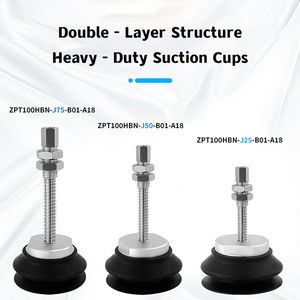 Heavy Duty Borracha De Silicone Ventosa A Vácuo Levantador De Vidro Temperatura Resistente 32 40 50 63 80 100 125mm Produtos De Borracha - Product Image 3