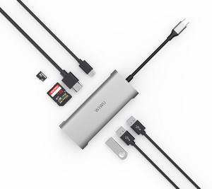 <span class=keywords><strong>WIWU</strong></span> Alpha A731 3*3.0 USB + SD Card + TF Card + H-DMI + PD อะแดปเตอร์สำหรับชาร์จเร็ว - Product Image 3