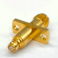 Adaptateur coaxial RF haute fréquence S MA/SMP-KFKC, connecteur coaxial à ondes millimétriques, connecteur coaxial en acier inoxydable 50 Ohm
