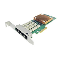 Adaptateur de serveur Ethernet PCI Express 1G Quad RJ45 avec puce Intel I350AM2