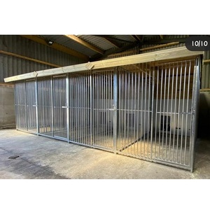 Fabrika tedarikçisi Metal kafes 10ft köpek evi açık köpek kedi kulübesi kolay temiz Pet hayvan kafesleri - Product Image 6