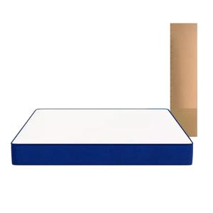 Matelas respirant avec sommier intégré, matelas hôtelier compressé enroulé en mousse à mémoire de forme épaisse, style simplicité moderne - Product Image 6