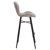 Tabouret de bar en plastique chromé, design italien, siège de tracteur, abs