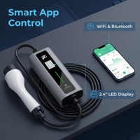 Chargeur de voiture portable avec application Graffiti, fonction WIFI Bluetooth, 3,5 kW, 16 A, chargeur EV portable Emerge