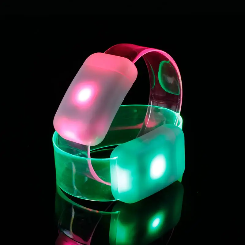 Gelang LED kontrol DMX gelang menyala gelang LED menyala dalam gelap untuk pesta Rave