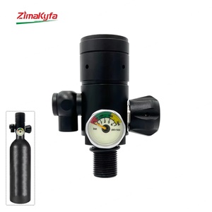 Regulador de Respiración Subacuático Giratorio de 300 bar, Herramienta Neumática Recargable para Buceo, Roscas M18x1.5, OEM Zimakyfa, Aluminio - Product Image 1