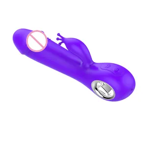Wholesaler sexy toys wand massager dildo rotating heating rabbit vibrator for women adult sex