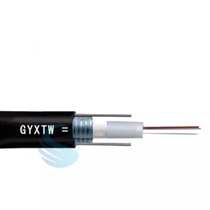 GYXTW Cable Fiber Optic Outdoor Lose Tube Fibre Optique Fiber Optic Cable Manufacturer With 2/4/6/8/12 Cores Fibra Ottica