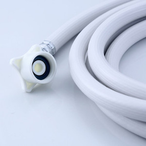 Tuyau d'alimentation universel pour lave-linge, raccord de tuyau d'arrivée d'eau, accessoire de rallonge de 1,5 m, tube flexible blanc - Product Image 1