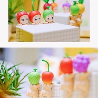 Original Popular a estrenar sin abrir Serie completa Sonny Angels fruta HIPPER serie Mini figuras decoración de moda cajas ciegas