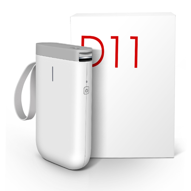 2021 Convenient 15mm Portable Phone Thermal Cool Mini D11 Label Printer for Price Tag Sticker Supermarket Retail Shop