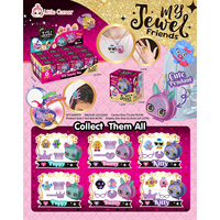 Boîte Mystère DIY : Accessoires Bijoux & Ongles, Jouets de Collection, Little Corner My Jewel Friends, Boîte à Bijoux, Porte-clés, Pop Art de Bureau