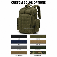 Mochila Táctica Personalizada Compatible con Bolsa de Hidratación, Multicompartimentos, Duradera, Ligera, para Emergencias, Campismo y Actividades al Aire Libre