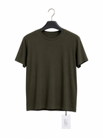T-shirt Femme Coton Spandex Col Rond Coupe Ample Manches Courtes Couleur Unie Minimaliste Vente en Gros Fournisseur