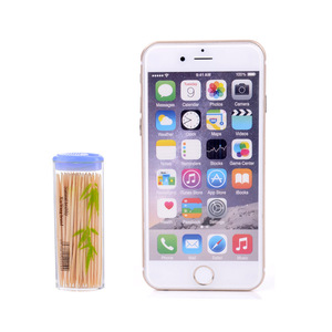 Bamboo Toothpicks <b>Portable</b> Lighter Shape 80-100 Pcs Per Pack Travel Use - Product Image 5