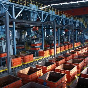 Machine de moulage horizontal automatique sans flacon pour fonderie / Machine de fonderie à sable vert haute vitesse avec contrôle PLC - Product Image 4