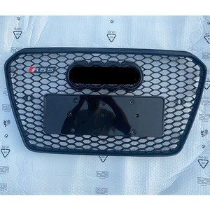 กระจังหน้าทรงรังผึ้งสำหรับ Audi A5 RS5 รุ่นปี 12-16  วัสดุ ABS พลาสติก สำหรับตกแต่งกันชน - Product Image 5