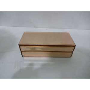 Caja Organizadora de Joyas Hecha en India, con Forma Rectangular, Estilo Antiguo, Fabricada en Metal - Product Image 1