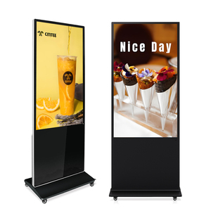 Pantalla LCD Táctil 4K Independiente de 43-65 Pulgadas, Kiosco Digital Todo en Uno, Señalización Digital Publicitaria con CMS Integrado para Elevadores Interiores - Product Image 1