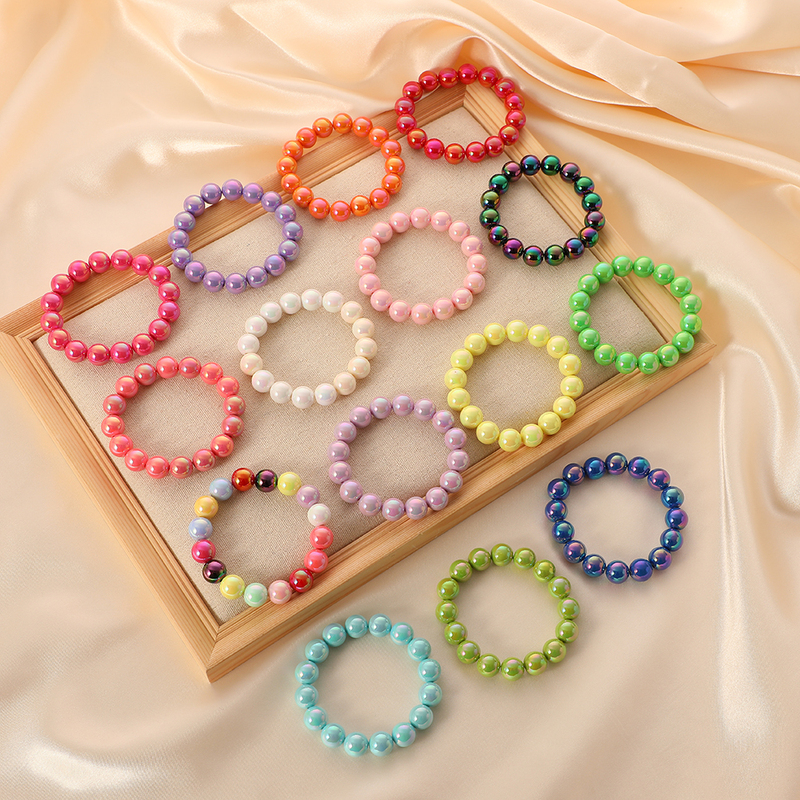 Statement Multi Layer Colorful Beads Necklace