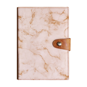 Premium Marble Texture PU Leather Hardcover Journal Color Block Design Buckle Notebook Personalized Logo Option High Quality - Product Image 4