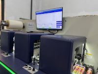 Máquina de acabado de etiquetas digitales con troquelado Equipo de procesamiento de etiquetas digitales Corte longitudinal y láminas para etiquetas adhesivas