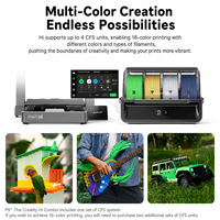Halo Printer Mainan 3D Baru Kamera AI Perataan Otomatis Resolusi Tinggi Konstruksi PLA Model Arsitektur Desktop Kecil 1 Tahun USB