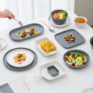 Nordic Style Porcelain Stoneware Dinnerware <b>Sets</b>-Eco Friendly Dishwasher Oven <b>Microwave</b> Safe Customized Color Logo Packing Home - Product Image 2