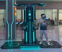 Pistola de Juego de Realidad Virtual para Interiores, Multijugador, Deportiva, Resistente, de Fibra de Vidrio y Metal, para Aeropuertos, Parques de Aventuras o Espacios Públicos